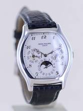 Thumbnail von Patek Philippe Perpetual Calendar Grande Complication Perpetual Calendar Platin slver Dial Luxusuhr rar