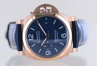 Thumbnail von Officine Panerai Luminor Marina Goldtech 3 Days Blue 18K Rose Gold 44mm B+P