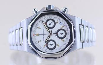 Thumbnail von Girard Perregaux Laureato Chronograph Limited Olympico White Dial Sports watch B+P Top