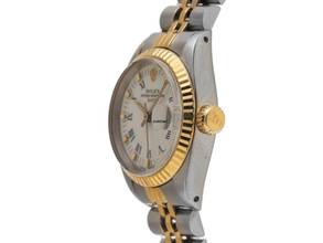 Thumbnail von Rolex Oyster Perpetual Lady Date Ref.6917 Bj.1984 Box&Beschreibung sehr gut Vintage Oyster Perpetual Date Lady open 6/9