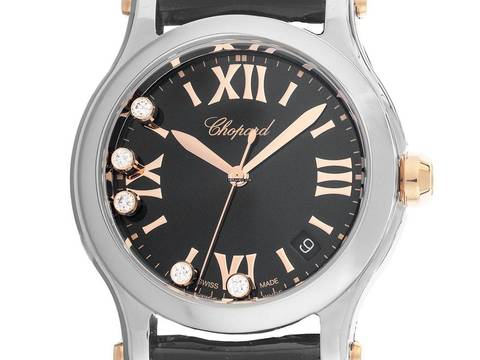  Chopard Happy Sport Ref.278582-6014 2025 Full Set Ungetragen Happy Sport Diamanten 