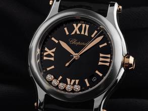 Thumbnail von Chopard Happy Sport Ref.278582-6014 2025 Full Set Ungetragen Happy Sport Diamanten