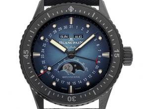  Blancpain Fifty Fathoms Bathyscaphe Quantième Complet Phases de Lune Ref.5054 0140 O52A 2025 Full Set Ungetragen Fifty Fathom Bathyscaphe Quantième Complet Phases de Lune 