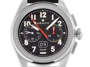 Thumbnail von Zenith Pilot Big Date Flyback Ref.03.4000.3652/21.I001 2026 Full Set Unworn Pilot Big Date Flyback Rubber Folding Clasp