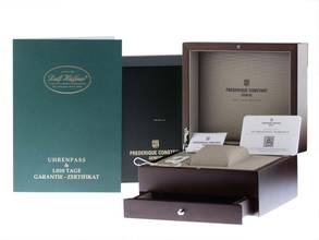 Thumbnail von Frederique Constant Manufacture Classic Worldtimer Ref.FC-719BLW3H6 Full Set New Manufacture Classic Worldtimer Crocodile Leather Folding Clasp