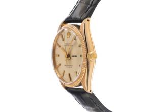 Thumbnail von Rolex Oyster Perpetual 34 Ref.6567 Bj.1957 original Box sehr gut Vintage Oyster Perpetual 18kt Roségold