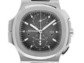 Thumbnail von Patek Philippe Nautilus Travel Time Ref.5990/1A-001 2017 Full Set Original unpolished Nautilus Travel Time