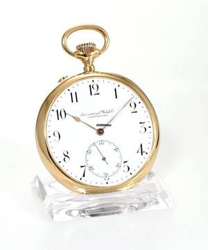  IWC Pocket Watch Taschenuhr Lépine Cal. 52 - 14ct Rosegold - Bj ca. 1914. 