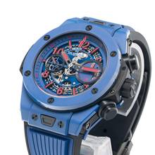Thumbnail von Hublot Big Bang Unico Blue 45 – 411.EX.5113.LR.SPO18 – like NEW – 11/2019 Full Set