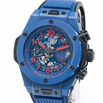  Hublot Big Bang Unico Blue 45 – 411.EX.5113.LR.SPO18 – like NEW – 11/2019 Full Set 