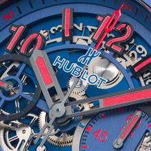 Thumbnail von Hublot Big Bang Unico Blue 45 – 411.EX.5113.LR.SPO18 – like NEW – 11/2019 Full Set