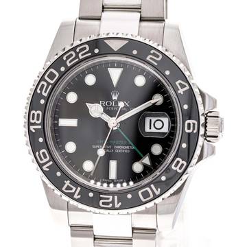  Rolex GMT-Master II Black Steel 116710LN – like NEW – Service 2025 