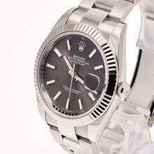 Thumbnail von Rolex Datejust 41 Rhodium Oyster – 126334 – like NEW – 02/2022 Full Set