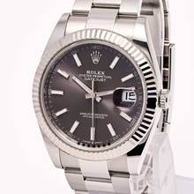 Thumbnail von Rolex Datejust 41 Rhodium Oyster – 126334 – like NEW – 02/2022 Full Set