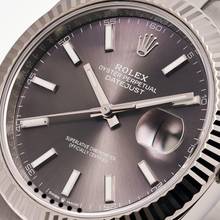 Thumbnail von Rolex Datejust 41 Rhodium Oyster – 126334 – like NEW – 02/2022 Full Set