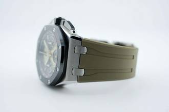 Thumbnail von Audemars Piguet Royal Oak Offshore Chronograph 43MM - Taupe Dial - Additional Strap - 26420SO.OO.A600CA.01 2023