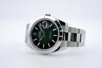 Thumbnail von Rolex Datejust 41 Green Ombre Dial - New Model - Oyster Bracelet - Unworn - 126300 2026