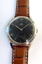 Thumbnail von Omega Classic Vintage Spider Lugs 2605 UNRESTORED BLACK GILT DIAL 2605