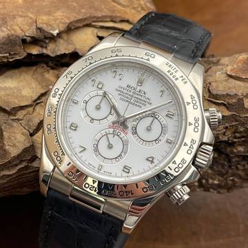  Rolex Daytona Daytona Weiß-Arabisch - 750er Weißgold - Ref. 116519 