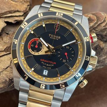  Tudor Grantour Grantour Fly-Back Chrono - FULLSET 2016 deutsch - Ref. 20551N German Full Set - unpolished 