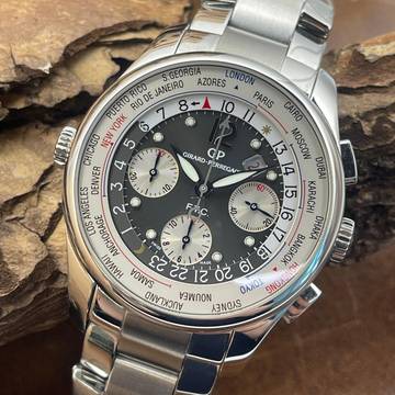  Girard Perregaux WW.TC World Time Chronograph - FULLSET 2009 - Ref. 49805 