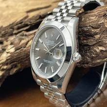Thumbnail von Rolex Datejust 41 Oyster Perpetual Datejust 41 Grau - FULLSET 2024 LC100 - Ref. 126300