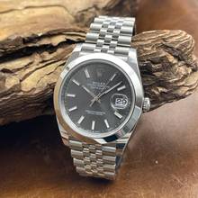 Thumbnail von Rolex Datejust 41 Oyster Perpetual Datejust 41 Grau - FULLSET 2024 LC100 - Ref. 126300