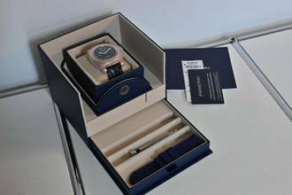 Thumbnail von Panerai Luminor Marina 18k Rose Gold PAM01112 PAM 1112 Blue Dial