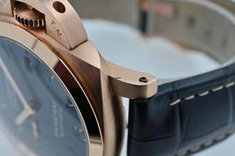 Thumbnail von Panerai Luminor Marina 18k Rose Gold PAM01112 PAM 1112 Blue Dial