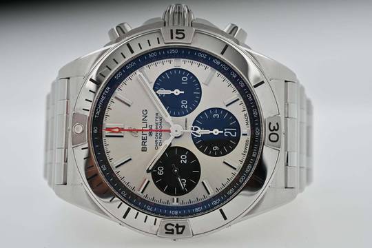  Breitling Chronomat 42 B01 AB0134101G1A1 Silver Dial 