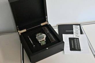 Thumbnail von Panerai Luminor Marina PAM01116 PAM 1116 70 Years Limited Edition 950pt Platinum Green Dial