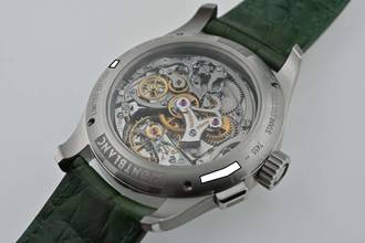 Thumbnail von Montblanc 1858 Monopusher Chronograph Limited Edition 100pcs 117834 Green Dial