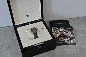 Thumbnail von Montblanc 1858 Monopusher Chronograph Limited Edition 100pcs 117834 Green Dial