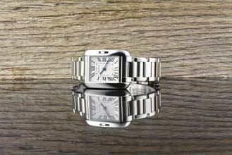 Thumbnail von Cartier Tank Anglaise 3485 Quarz Steel Ladies Watch