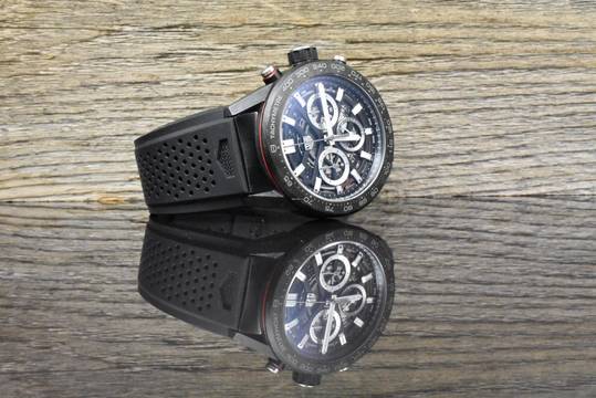  TAG Heuer Carrera 02 Carrera Carbon Skeleton Chronograph 45MM SERVICE 2026 B&P 2019 