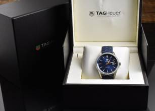 Thumbnail von TAG Heuer Carrera Quartz Blue Dial - Factory Diamond Bezel