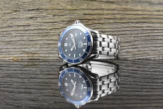 Thumbnail von Omega Seamaster Diver 300 M 40th Anniversary James Bond Limited Edition Vintage Full Set 2003