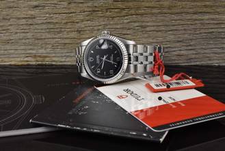 Thumbnail von Tudor Prince Date 74034 Black Dial Automatik - 2016