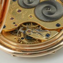 Thumbnail von A. Lange & Söhne Gr. Heavy Louis XV Savonette Pocket Watch 14k Gold 1918. Original case and papers Excellent condition