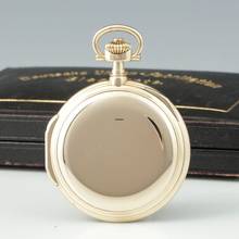 Thumbnail von A. Lange & Söhne Gr. Heavy Louis XV Savonette Pocket Watch 14k Gold 1918. Original case and papers Excellent condition