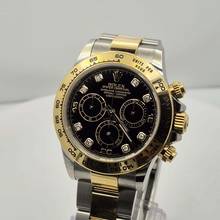 Thumbnail von Rolex Daytona Ouro & Aço & Diamantes 40mm Automático Completo