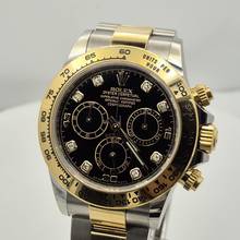 Thumbnail von Rolex Daytona Ouro & Aço & Diamantes 40mm Automático Completo