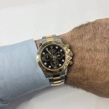 Thumbnail von Rolex Daytona Ouro & Aço & Diamantes 40mm Automático Completo