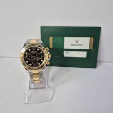 Thumbnail von Rolex Daytona Ouro & Aço & Diamantes 40mm Automático Completo
