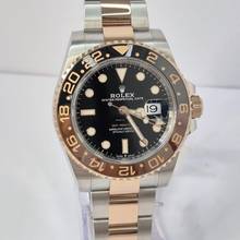Thumbnail von Rolex GMT-Master II Rootbeer Rose Gold & Steel 40mm Automatic Complete