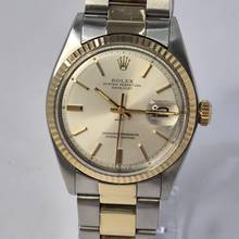 Thumbnail von Rolex Datejust 36 36mm Vintage Pie Pan Dial Ouro & Aço Automático Completo