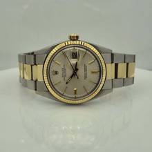Thumbnail von Rolex Datejust 36 36mm Vintage Pie Pan Dial Ouro & Aço Automático Completo