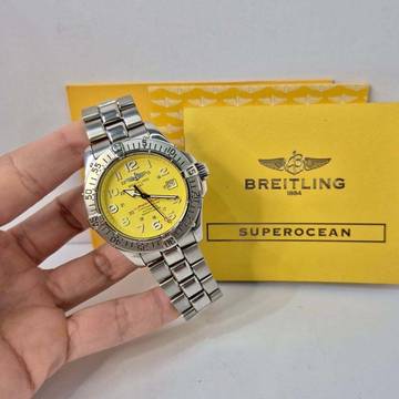  Breitling Superocean 1500 Metros Yellow Edition 42mm Automático Completo 