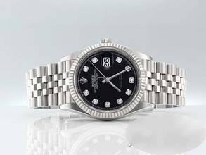 Thumbnail von Rolex Datejust 36 36mm 126234 2020 Stahl Weissgold 750 Diamanten Automatik Stainless Steel 18kt White Gold Jubilé-band Chronometer Oyster Black Dial