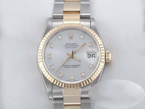 Rolex Datejust 31 31mm 68273 1995 Steel Yellow Gold 750 Diamonds Automatic Stainless Steel 18kt Yellow Gold Oyster Band Chronometer